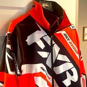 FXR Racing Shell - Orange / white / Black